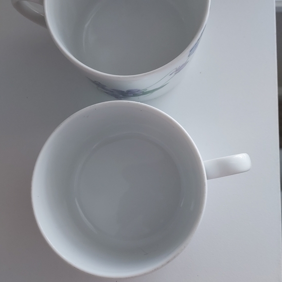 Mikasa China Coffee Tea Cup Floral Splendor Y0258 2 Cups 2.5 Inches - Picture 5 of 7